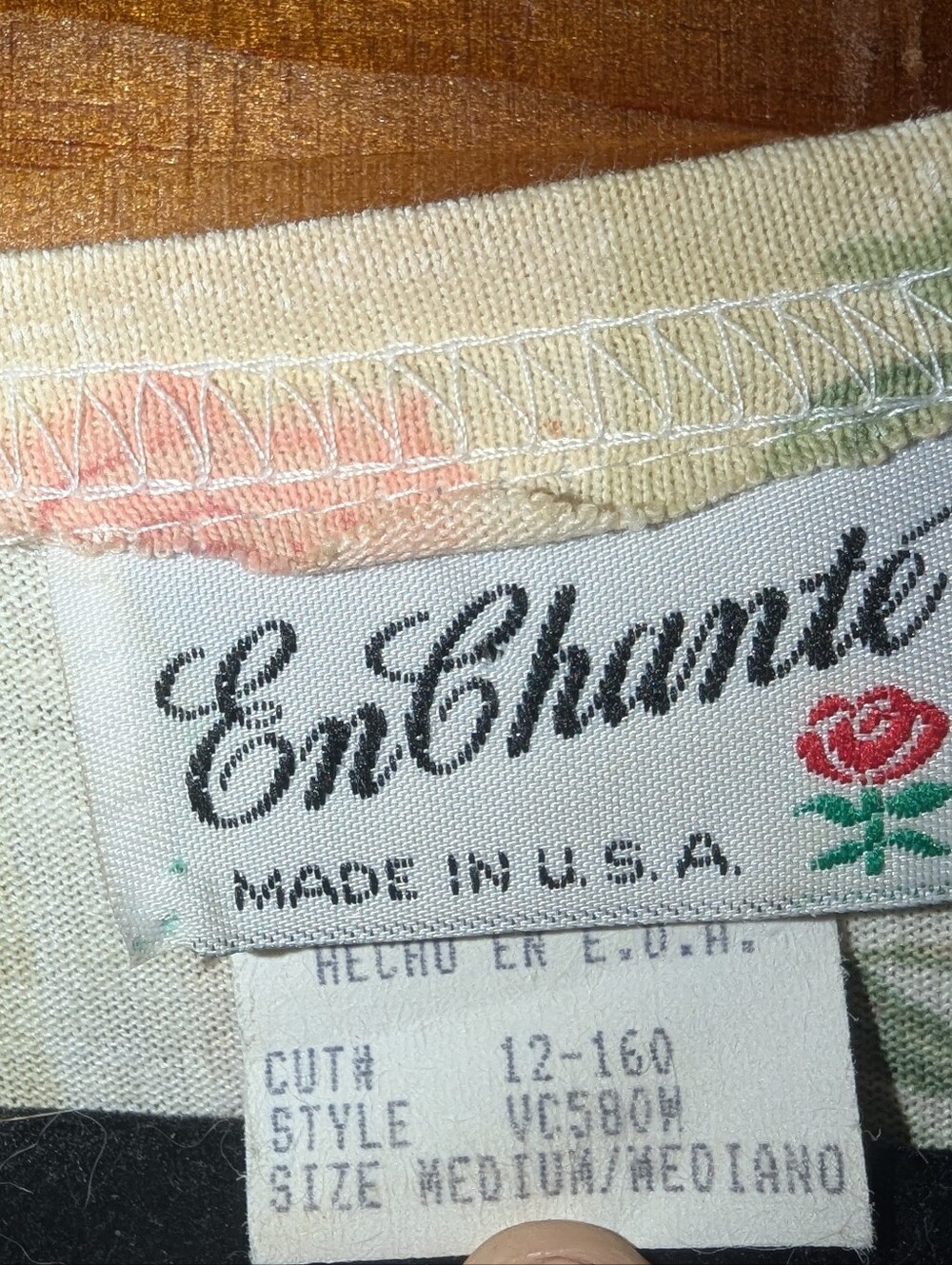 Vintage Romantic Cottagecore Roses Tunic - Picture 3 of 5